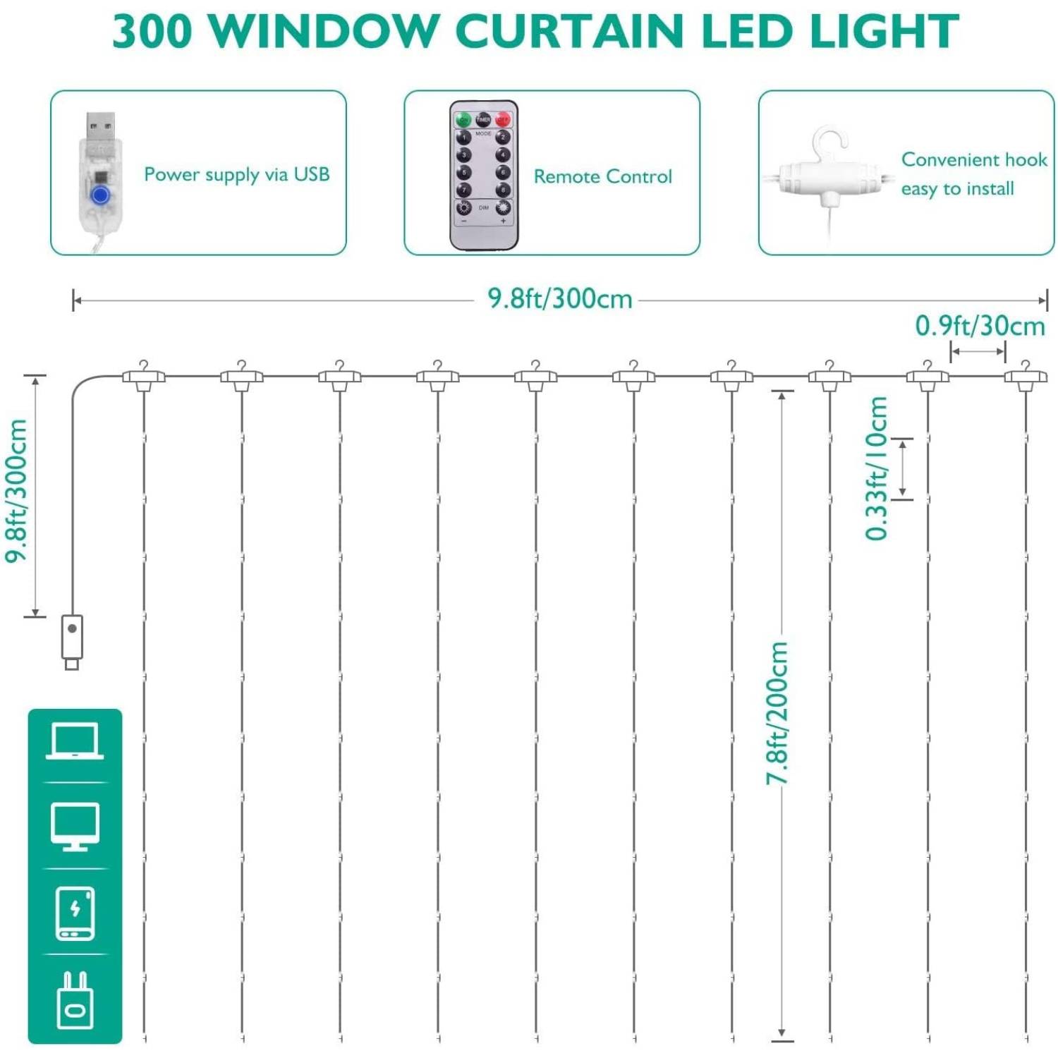 buy led curtain lights